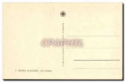 Kuchnia — Muzeum Alzackie — Paryż — Rewers