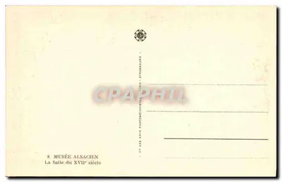 Sala XVII wieku — Muzeum Alsaskie — Strasburg — Rewers