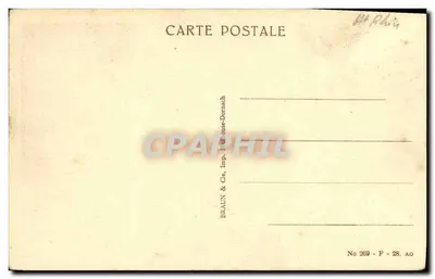 Bilhete postal antigo Maisons Ouvrieres De La Mine Theodore a Wittenheim cite — Verso