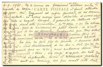 O Linge — Vista geral — Carta postal n°481 — Verso