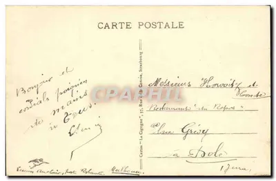 Mulhouse - Avenue Maréchal-Foch — Kawiarnia Rey — n° 206 — Rewers