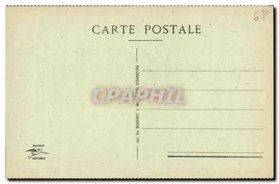 Kayserberg — Casa da Renascença — Editor Ch. Bergeret, Strasbourg, n°4 — Verso