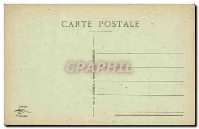 Haut-Koenigsbourg — Dependências e Corpo de Guarda — Editor Ch. Bergeret, Strasbourg — Verso