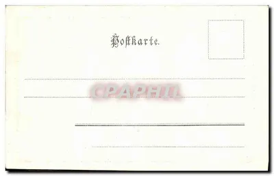 Larch — Colmar i. Els. — Sossar & Dähne Trinker, n° 8679 — Verso