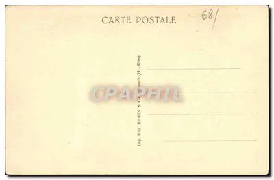 Colmar — Cloître dos Dominicanos — Braun & Cie — Verso