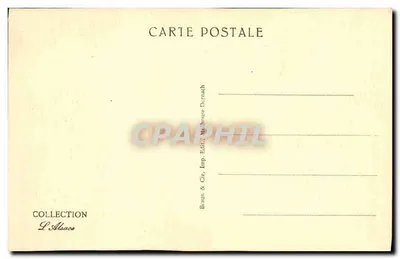 Colmar — Vista dos Vosges — Coleção L'Alsace — Verso