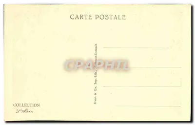 Colmar — Klasztor Unterlinden i figura Schöngauera — kolekcja L. Allmann, Braun & Cie, Mulhouse-Dornach — Rewers