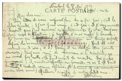 Strasbourg - Pałac dawnej Cesarskiej — wydawca Fot. Ch. Berüeret, nr 271 — Rewers