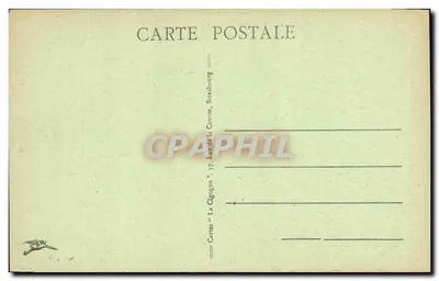 Strasburg — Petite France — wydawca 'La Cigogne', nr 98 — Rewers
