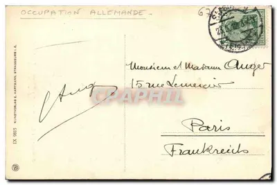 Strasbourg i. E. — Wnętrze Münster (środkowe schody) — Kunstverlag E. Hartmann — Rewers