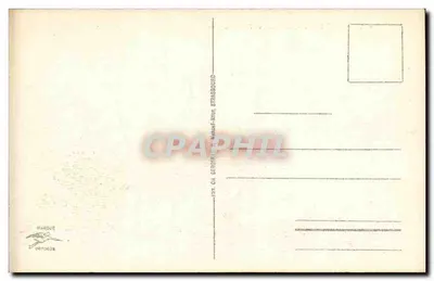 Strasbourg - Straż Mostów na Rynie — wydawca: O. Berger, Strasbourg, n° 633 — Rewers