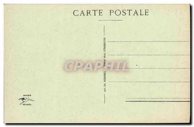 Strasbourg — Pałac dawnej Cesarskiej — wydawca Oh. Bergeret, nr 271 — Rewers