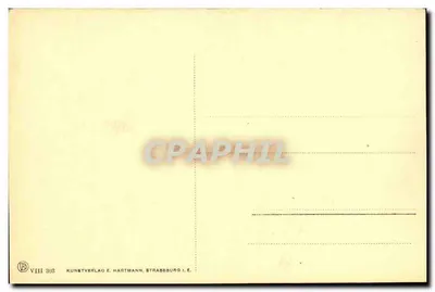Strasbourg i. E. — Pflanzbadgasse — Kunstverlag E. Hartmann — Rewers