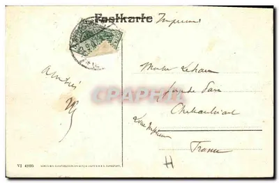 Strasbourg l. E. — Kaiserpalast, Teatr i Münster — Wydawnictwo Kunstverlag Netze & Söhne H. Darmstadt — Rewers