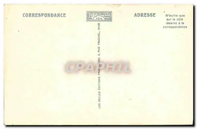 Grasse — Ogólny widok przez palmy — Adia, n° 11032 — Rewers