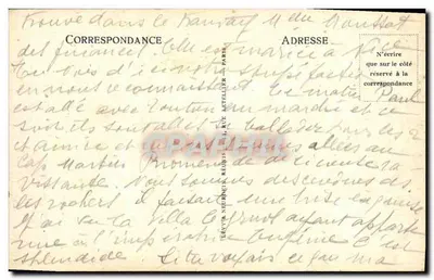 Monte-Carlo — Un Angolo dei Giardini — I.L. n°269 — Verso