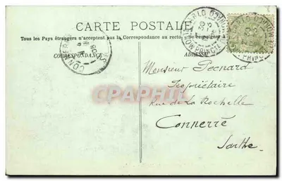 Monte-Carlo - Widok z Ogrodu w kierunku Moliń - LL. - nr 974 — Rewers