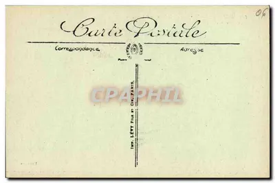 Menton — Widok z granicy francusko-italiańskiej — LL. — N° 131 — Rewers