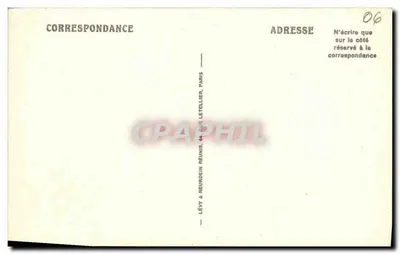 Menton — Aleja Graniczna — wydawca LL, n° 147 — Rewers
