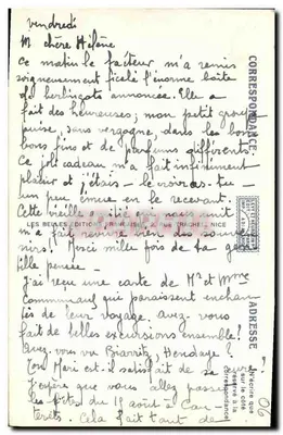 Menton — Uitzicht genomen vanaf de Franse-Italiaanse Grens — Adia, n°97 — Achterkant