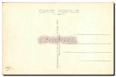 Menton-Garavan — La Spiaggia delle Sablettes — Editore La Cigogne, Nice — Verso