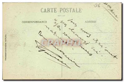 Grasse — Zamek wodny — Wydawnictwo Giletta, nr 67 — Rewers