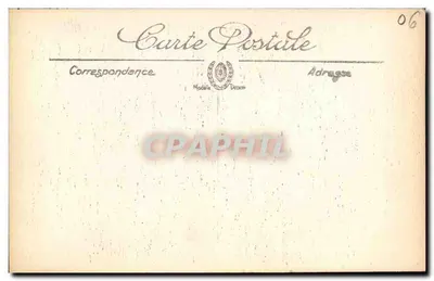 Grasse — Kwatera i fontanna w Hôtel de Ville — S. LERCI — LL. — Rewers