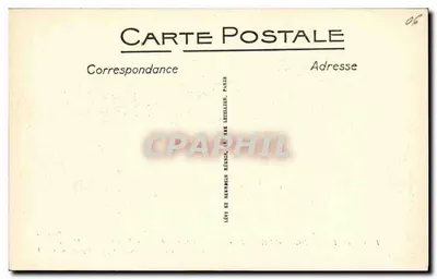 Villefranche-sur-Mer — O Lazaret e a Caserna dos Caçadores Alpinos — Editor ND, n° 1260 — Verso