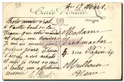 Cap d'Antibes — Villa Eilenroc — Avenida dos Palmeiros — LL. — Verso