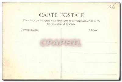 Eze — Entrada do Castelo — Editor ELD, n° 1433 — Verso