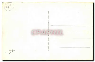 Eze-Village — Ogólny widok z południowego wysepka — Wydawnictwo La Cigogne, 15, rue St-François de Paule, Nice — Rewers