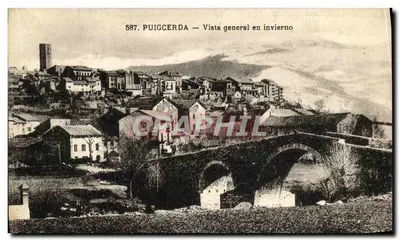 Puigcerda — Vista geral no inverno — Graphil, n° 587