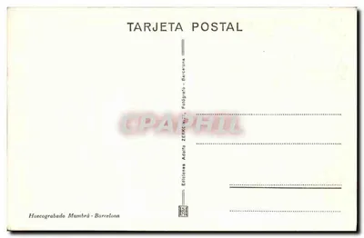 Klaustrzysko kościoła św. Anny — Barcelonę — Wydawca Zarrountes, nr 40 — Rewers