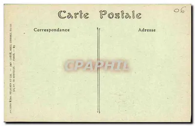 La Turbie (Alpes-Maritimes) — Uitzicht op het Prinsdom van Monaco — Uitgever: Anciens Cartes & Cie, Parijs — Achterkant