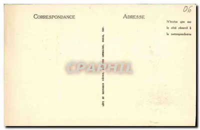 Cannes - A Igreja e a Torre do Mont Chevalier — LL, n°75 — Verso