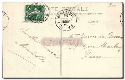 Widok wnętrza kościoła w Folleville — Grobowiec Raoula de Lannoy — Imp. A. Bouteille — Rewers