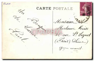 Ste-MARGUERITE-de-l'AUTEL, perto de Breteuil (Eure) — Castelo de Lierru — Bertrand-chesnot — Verso