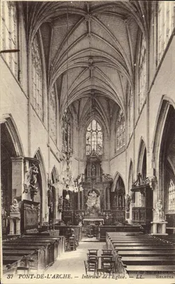 Pont-de-l'Arche — Interior da Igreja — Coleção Hôtel de Normandie — Sélecta