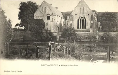 PONT-de-l'ARCHE - Abadia de Bon-Port — Touchet, Pont-de-l'Arche