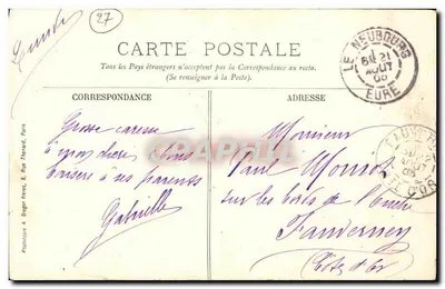 Neubourg — Igreja — Eumont, editora - Neubourg — Verso