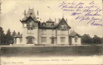 Em torno de Pacy-sur-Eure — GAUCIEL — Villa do Manoir — Fot. A. L., Vernon - C. Riviére