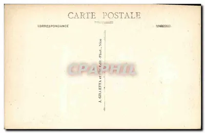 Innenansicht des Alten Schlosses — Ile St-Hoparât — Edit. Gilletta, n° 437 — Rückseite