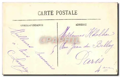 CANNES — Palmeras del Grand Hôtel de la Californie — LL. n° 104 — Reverso