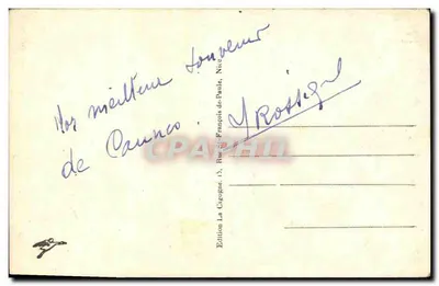 Cannes — Le Suquet widziany z Jardins de la Croisette — 1931 — Rewers