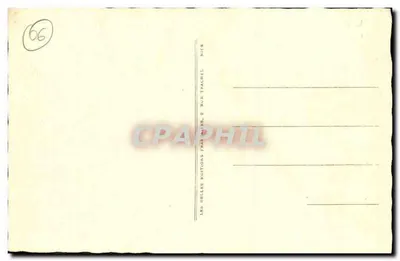 Tarjeta postal antigua Cannes — El Casino y el Mont Chevalier — Cap — Reverso