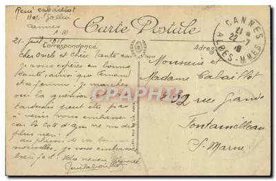 CANNES — Mont Chevalier — SELCOTA, nr 49 — Rewers