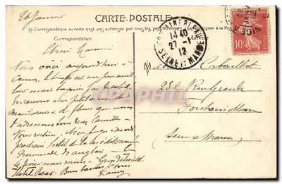 CANNES — Het Hotel Continental en de Brug van Riou — De artistieke Côte d'Azur, n°242 — Achterkant