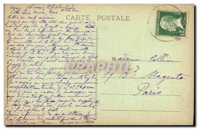 CANNES — Ogólny widok z Croix des Gardes — Wydawca anonimowy, n° 465 — Rewers