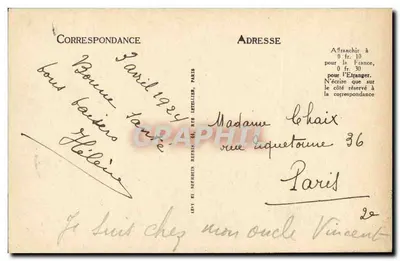 La Côte d'Azur — Cannes — Kwietna aleja w stylu kalifornijskim — LL, nr 59 — Rewers