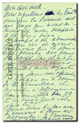 CANNES — Ogólny widok z Hotele Continental — LL. — n° 54 — Rewers
